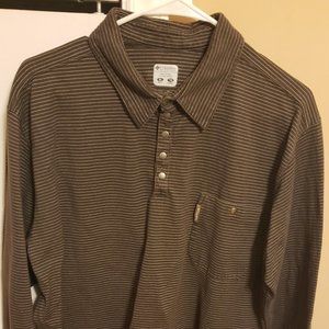 XL Columbia long sleeve striped shirt